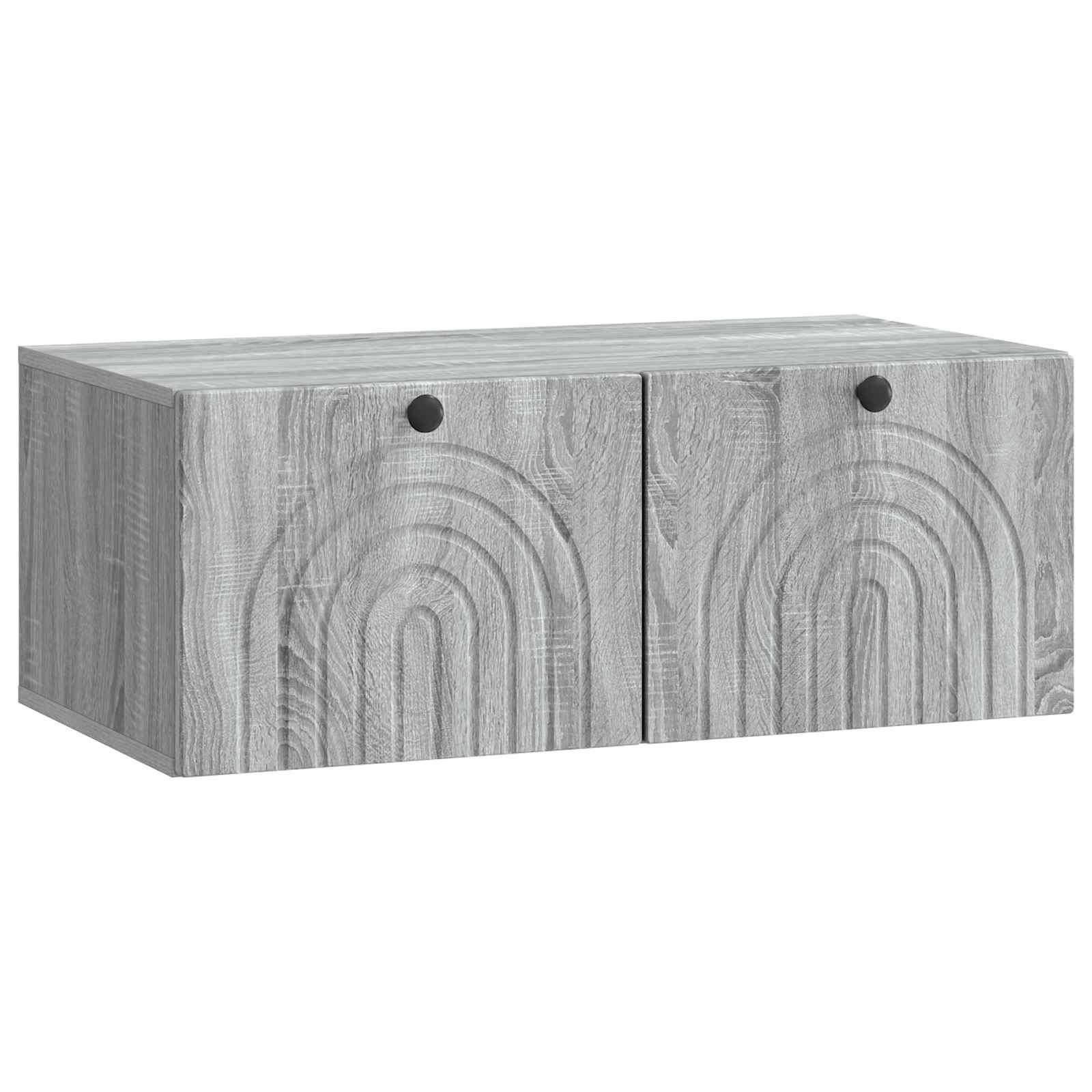 Væghængt TV-skab Vægmonteret Grå sonoma-eg 78,5 x 41 x 30 cm
