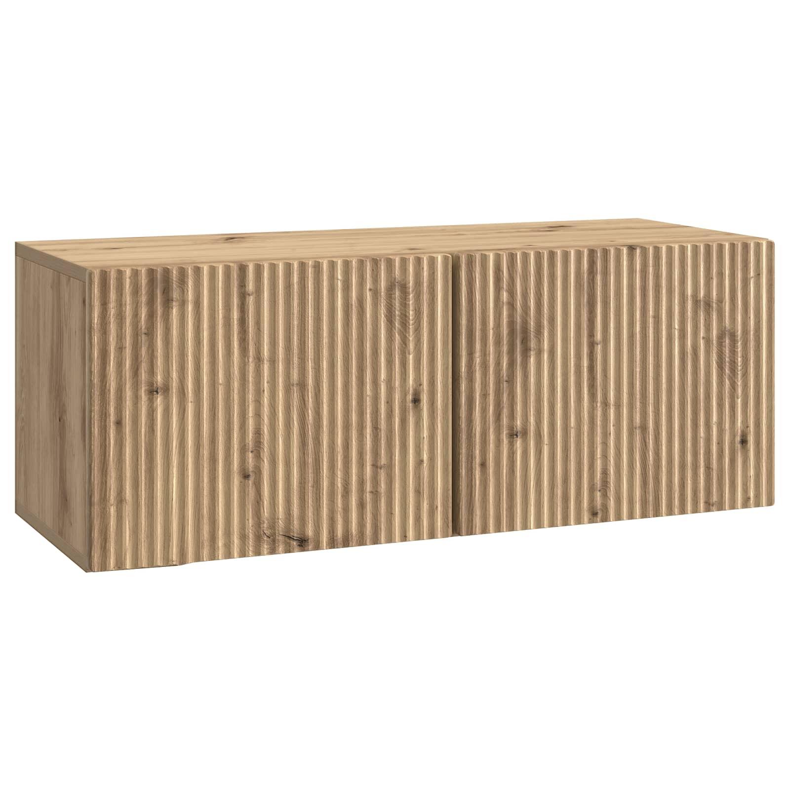 Væghængt TV-skab Artisan-eg 78,5 x 31 x 30 cm Konstrueret træ