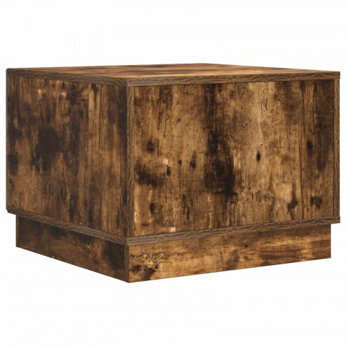 Sofabord med skuffe Røget eg 49 x 50 x 37 cm Konstrueret træ