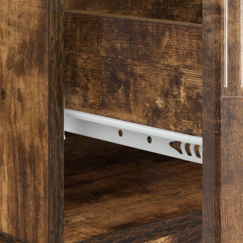 Sofabord med skuffe Røget eg 49 x 50 x 37 cm Konstrueret træ