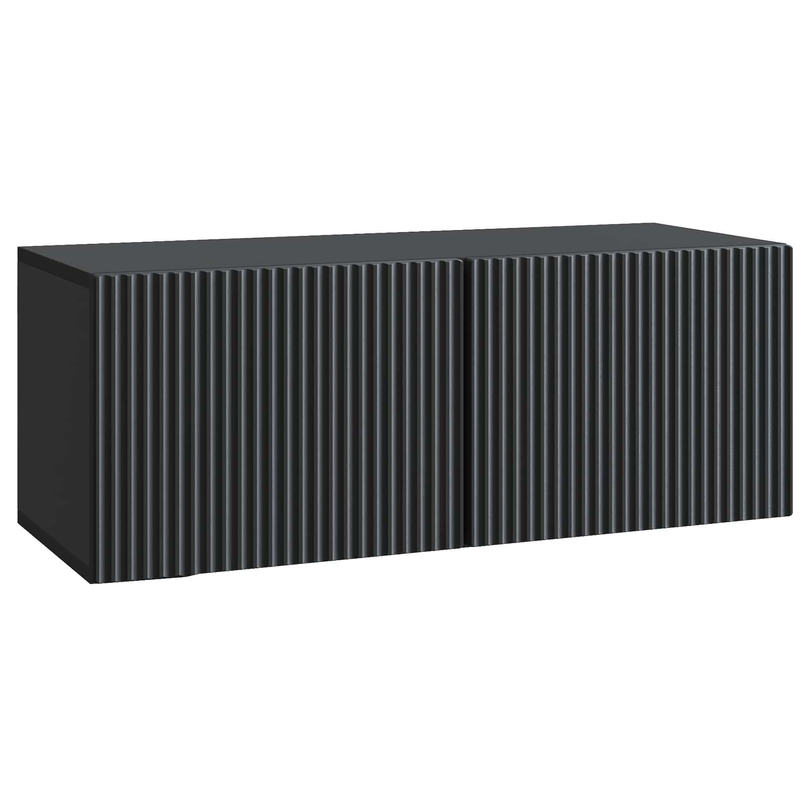 Væghængt TV-skab Sort 78,5 x 31 x 30 cm Konstrueret træ