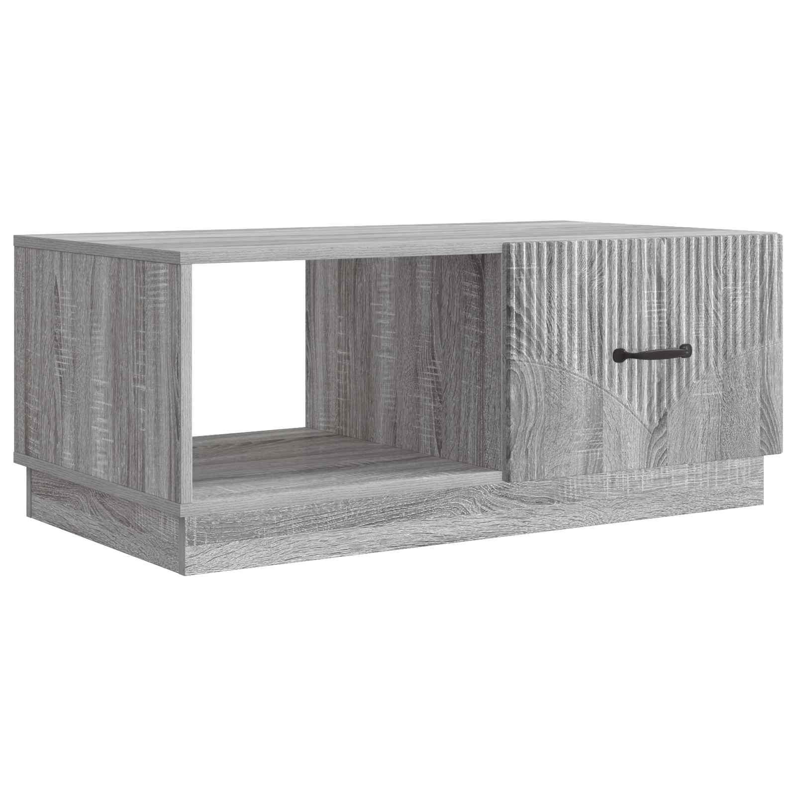 Sofabord GrÃ¥ sonoma-eg 90 x 50 x 37 cm Konstrueret trÃ¦