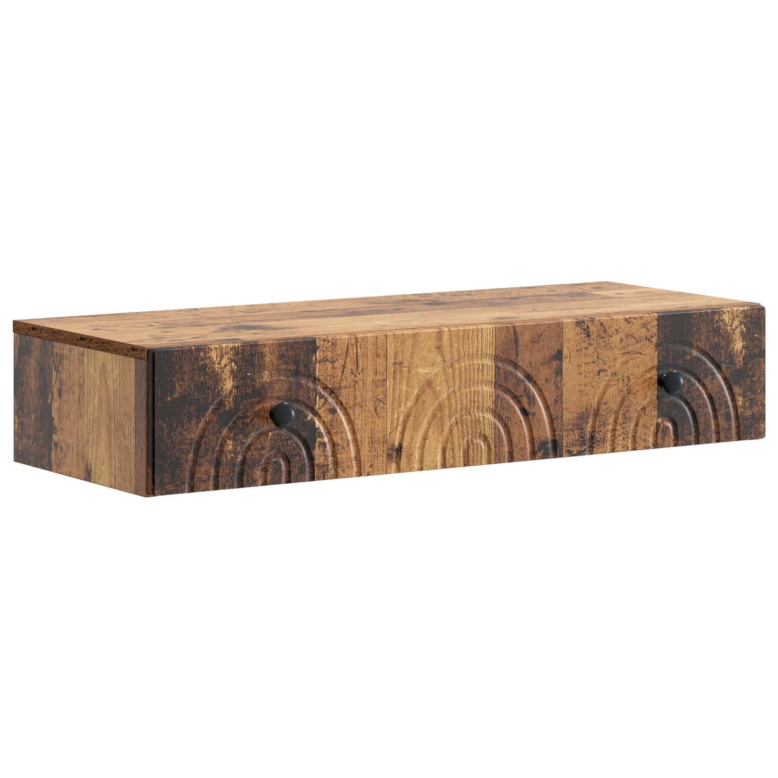 Væghængt Sideskab Gammelt træ 87,5 x 34,5 x 17 cm