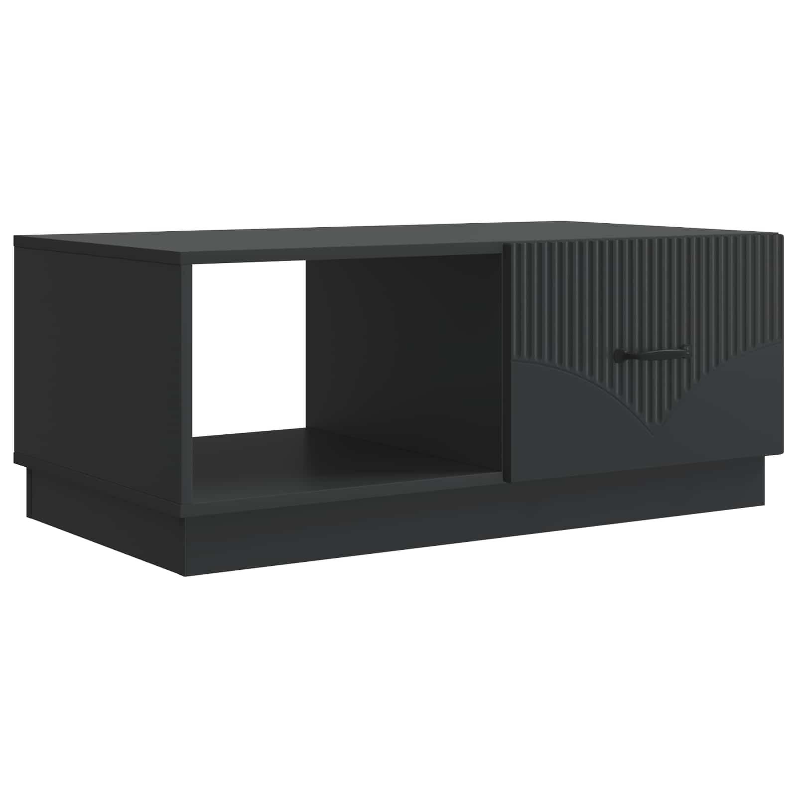 Sofabord Sort 90 x 50 x 37 cm Konstrueret trÃ¦