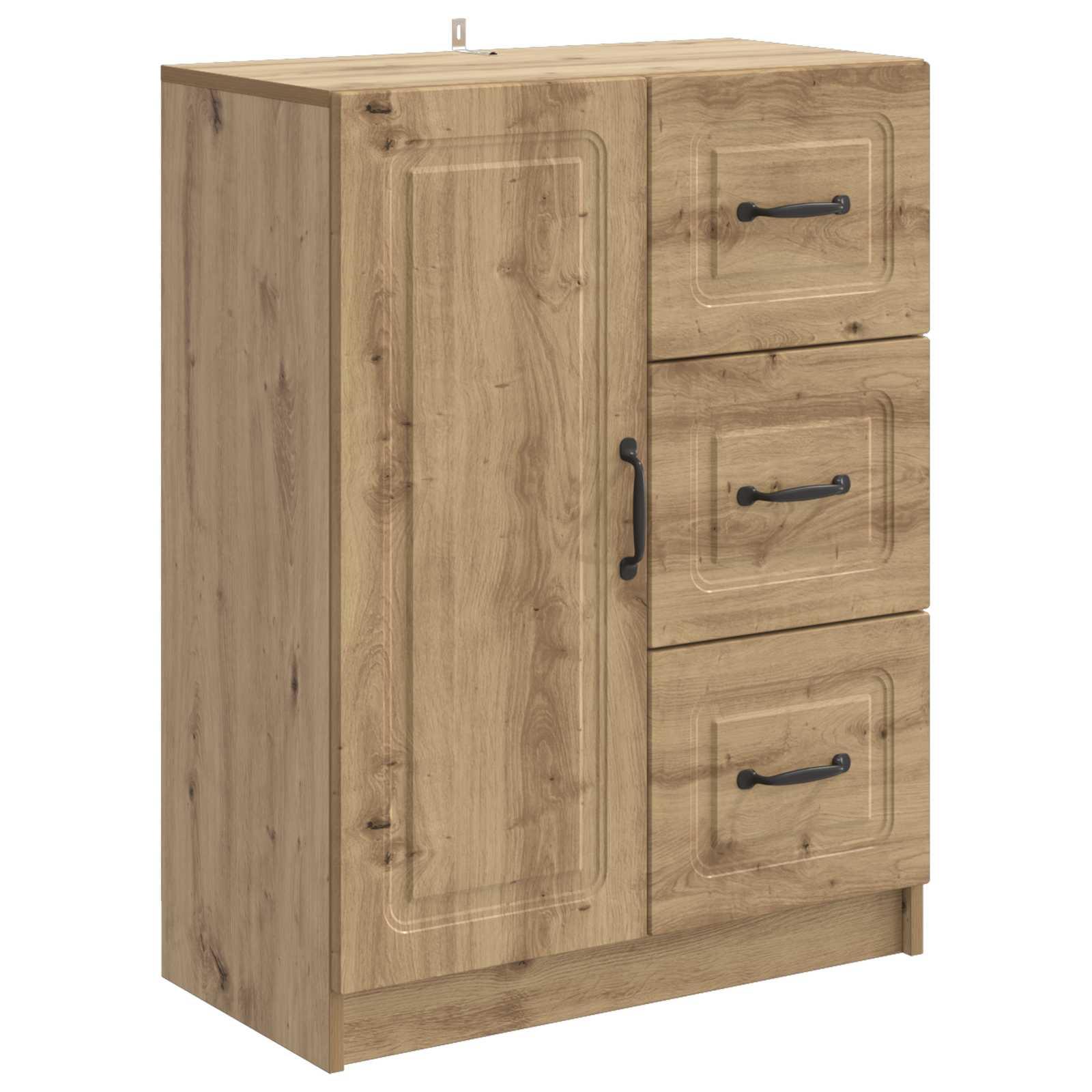 Sidebord Artisan-eg 66 x 34,5 x 87 cm Konstrueret træ