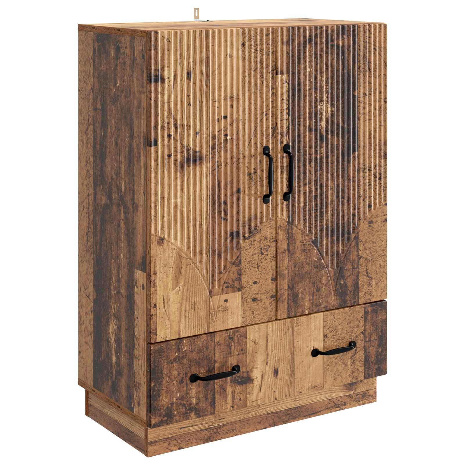 Sidebord Gammelt træ 66 x 34,5 x 92 cm Konstrueret træ