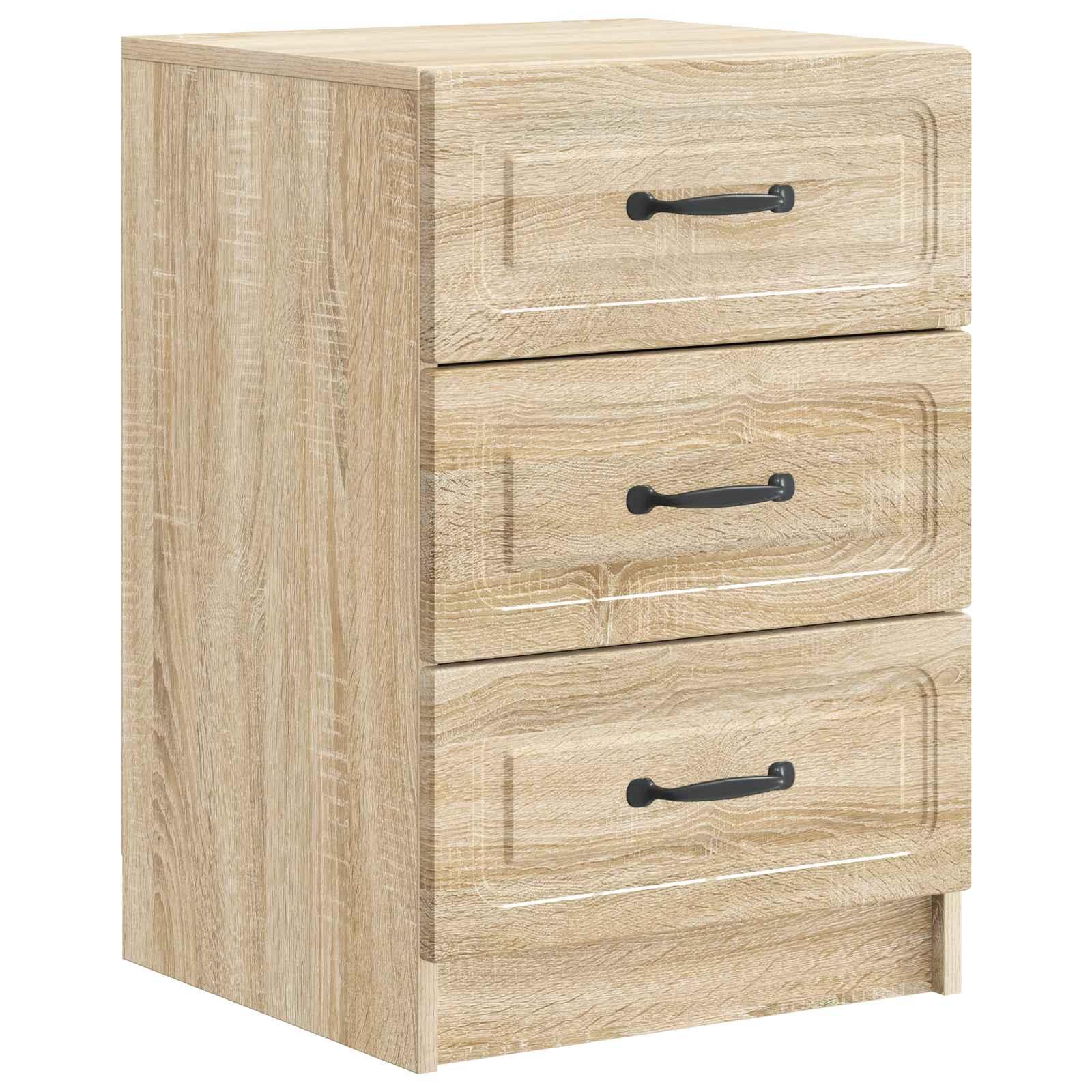 Natskab med skuffe Sonoma-eg 43 x 41 x 63,5 cm Konstrueret træ