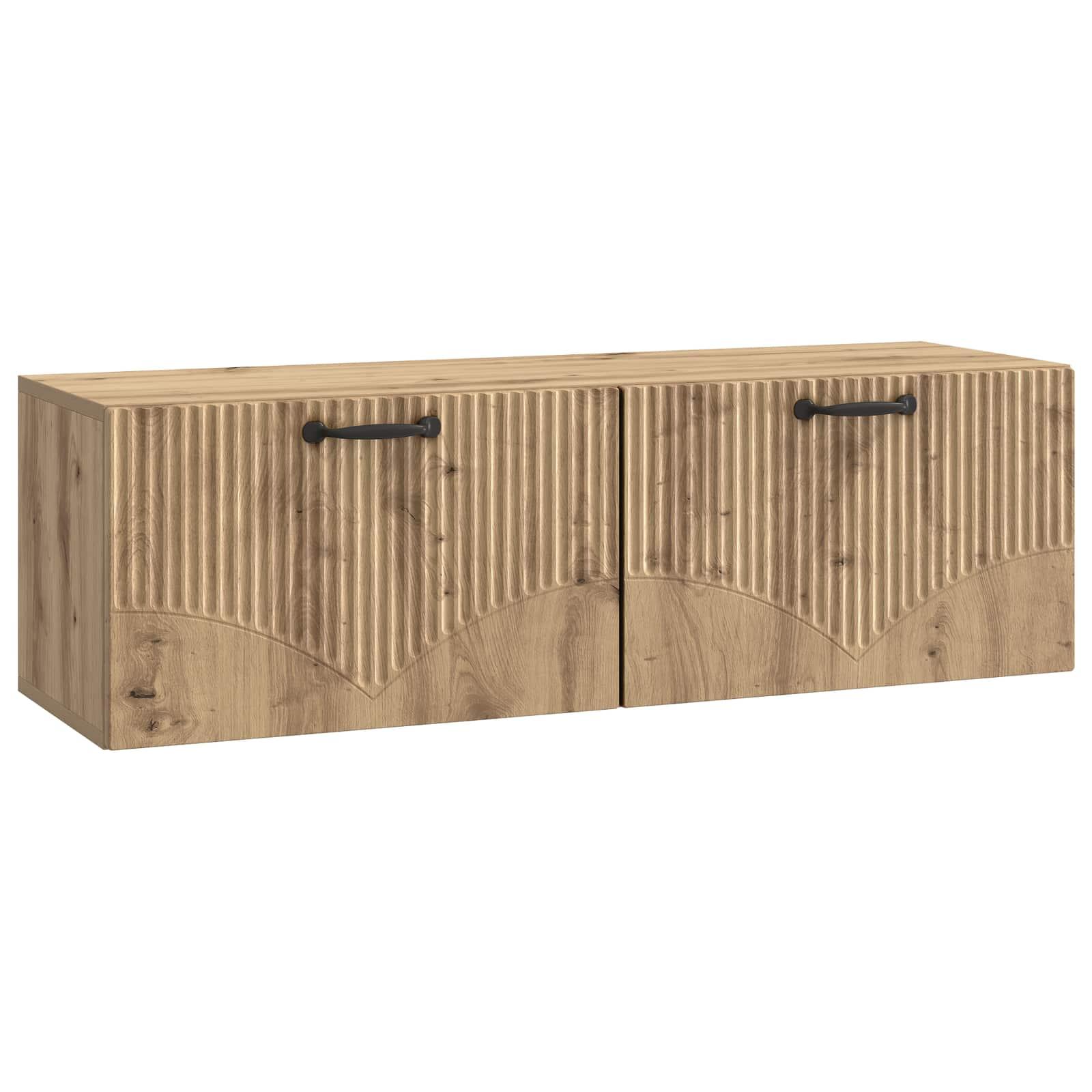 Væghængt TV-skab Artisan-eg 98 x 31 x 30 cm Konstrueret træ