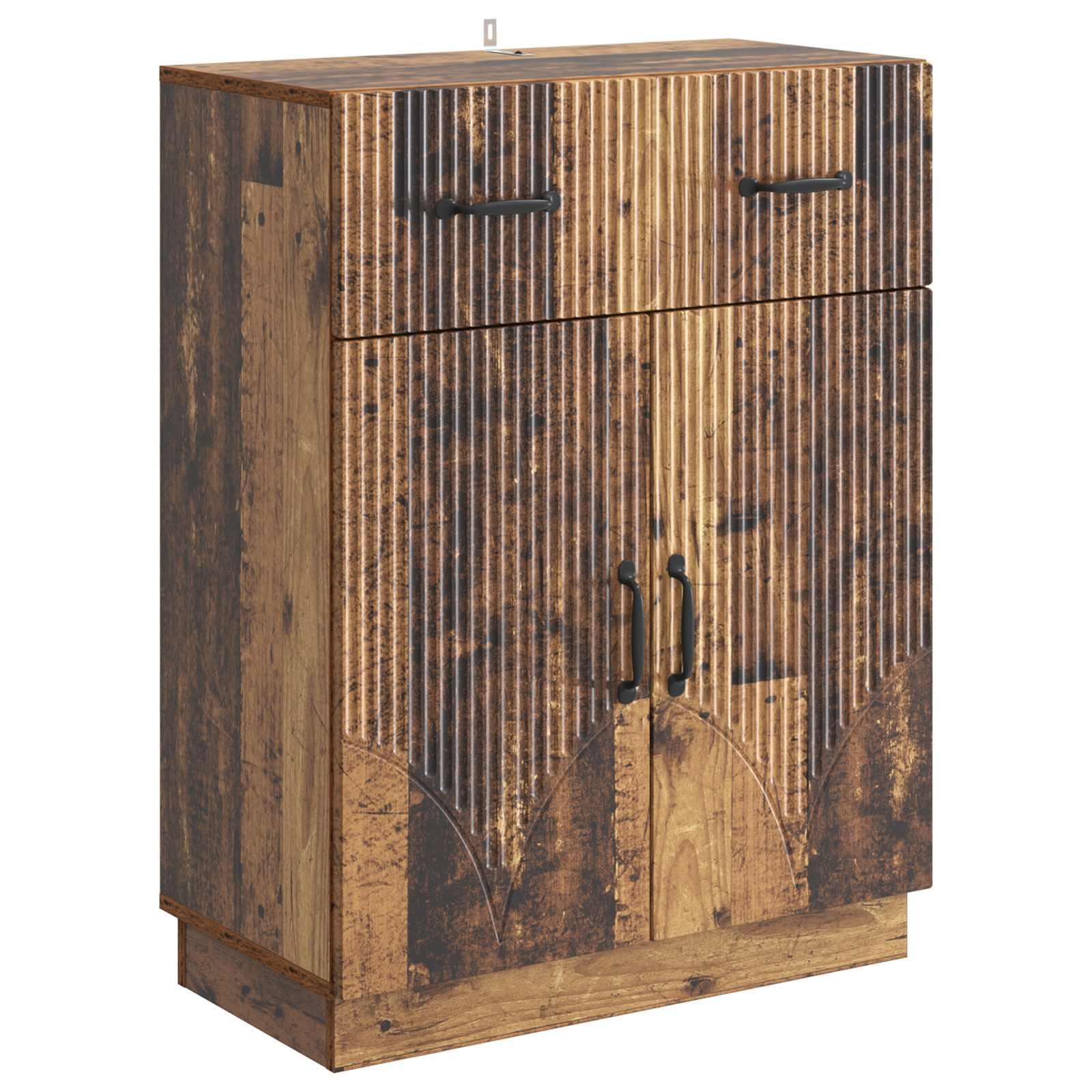 Sidebord Gammelt træ 66 x 34,5 x 87 cm Konstrueret træ