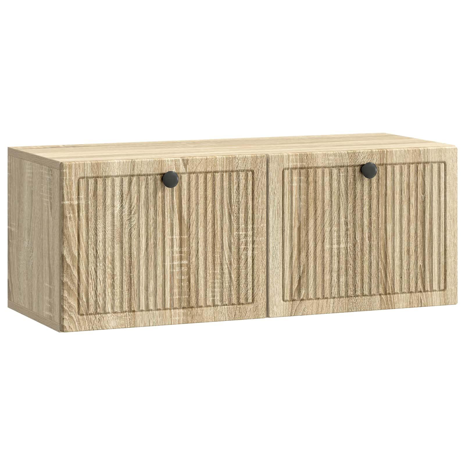 Væghængt Tv-skab Konstrueret Træ - Sonoma-eg / 78,5 x 31 x 30 cm