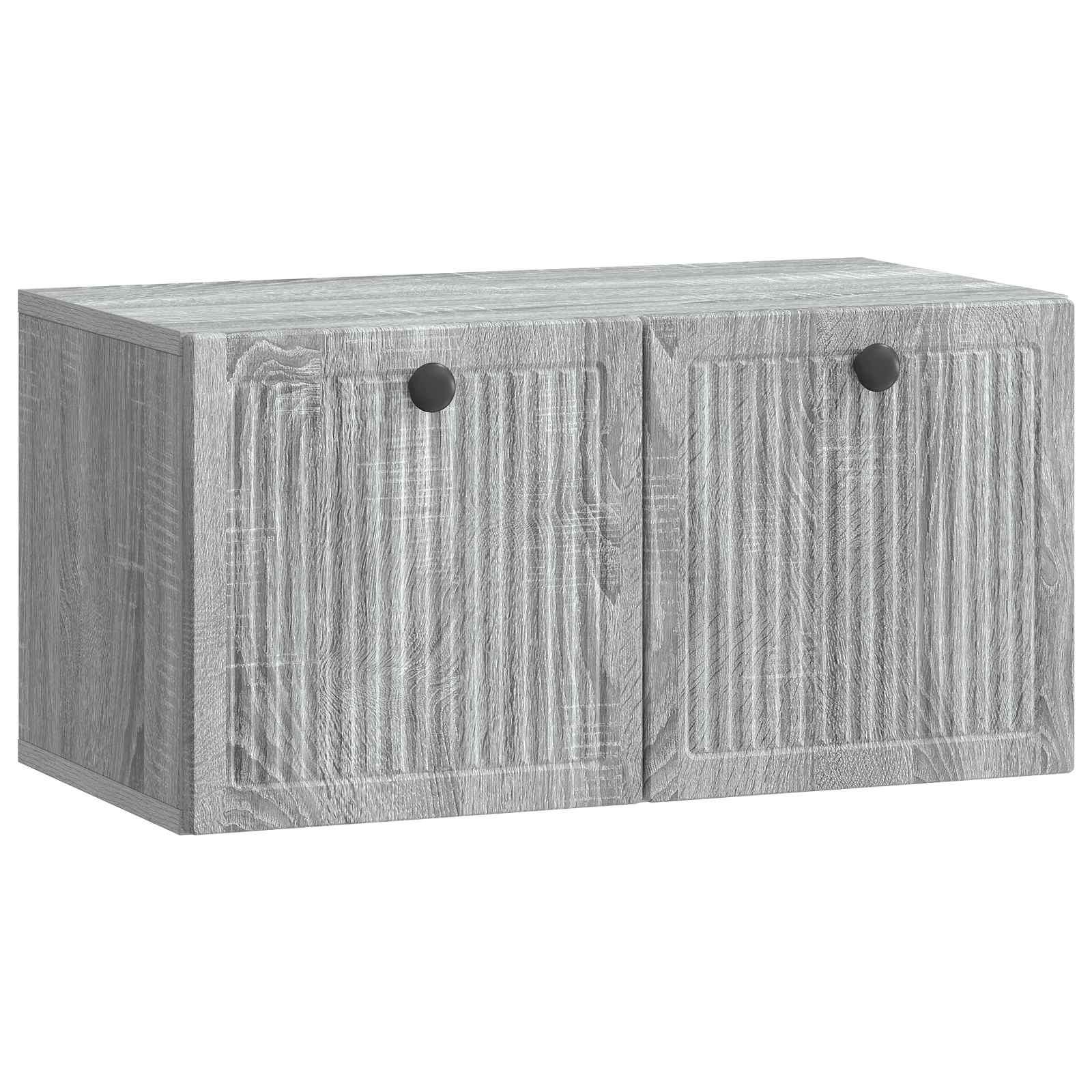 Væghængt Tv-skab Konstrueret Træ - Grå sonoma-eg / 59,5 x 31 x 30 cm