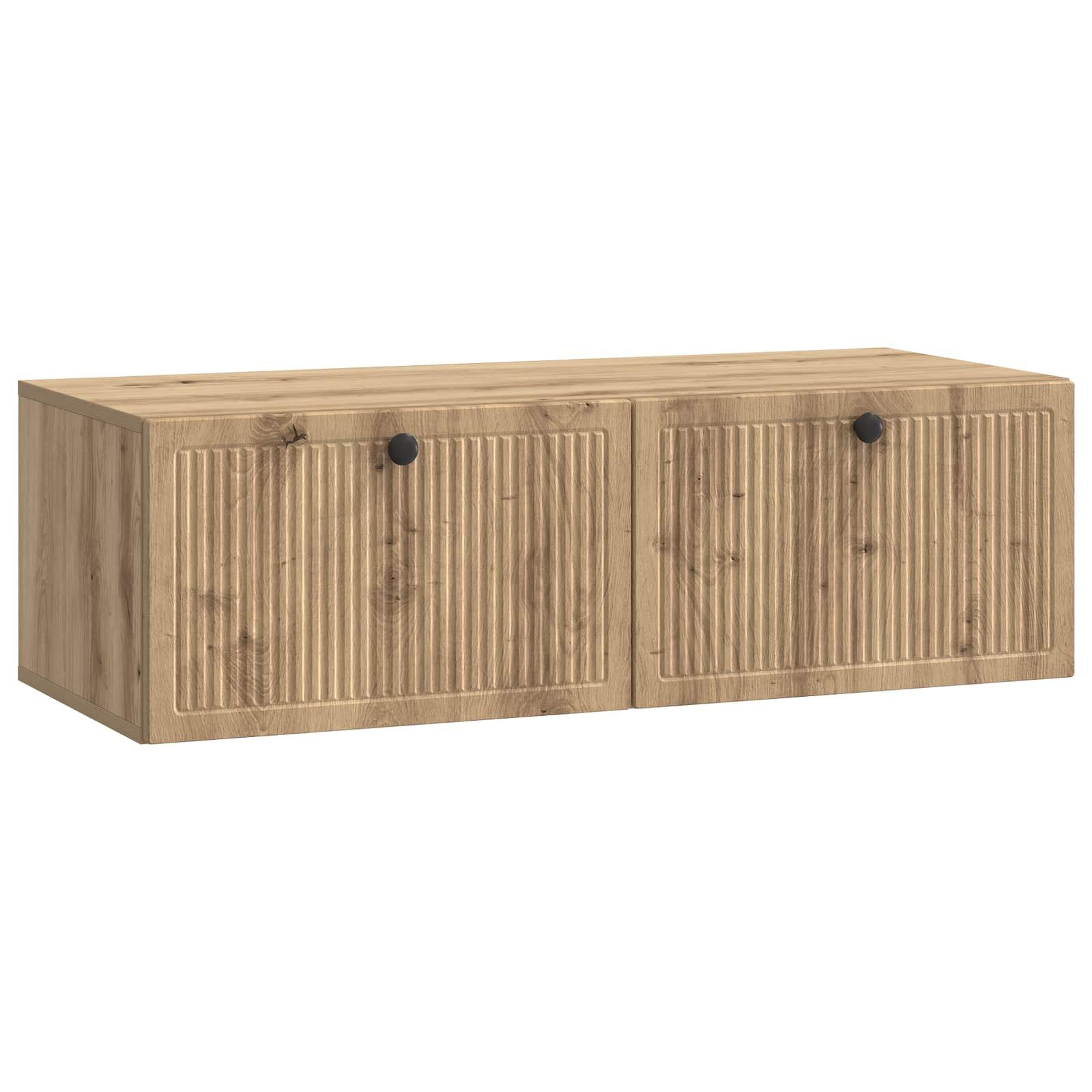 Væghængt Tv-skab Konstrueret Træ - Artisan-eg / 98 x 41 x 30 cm