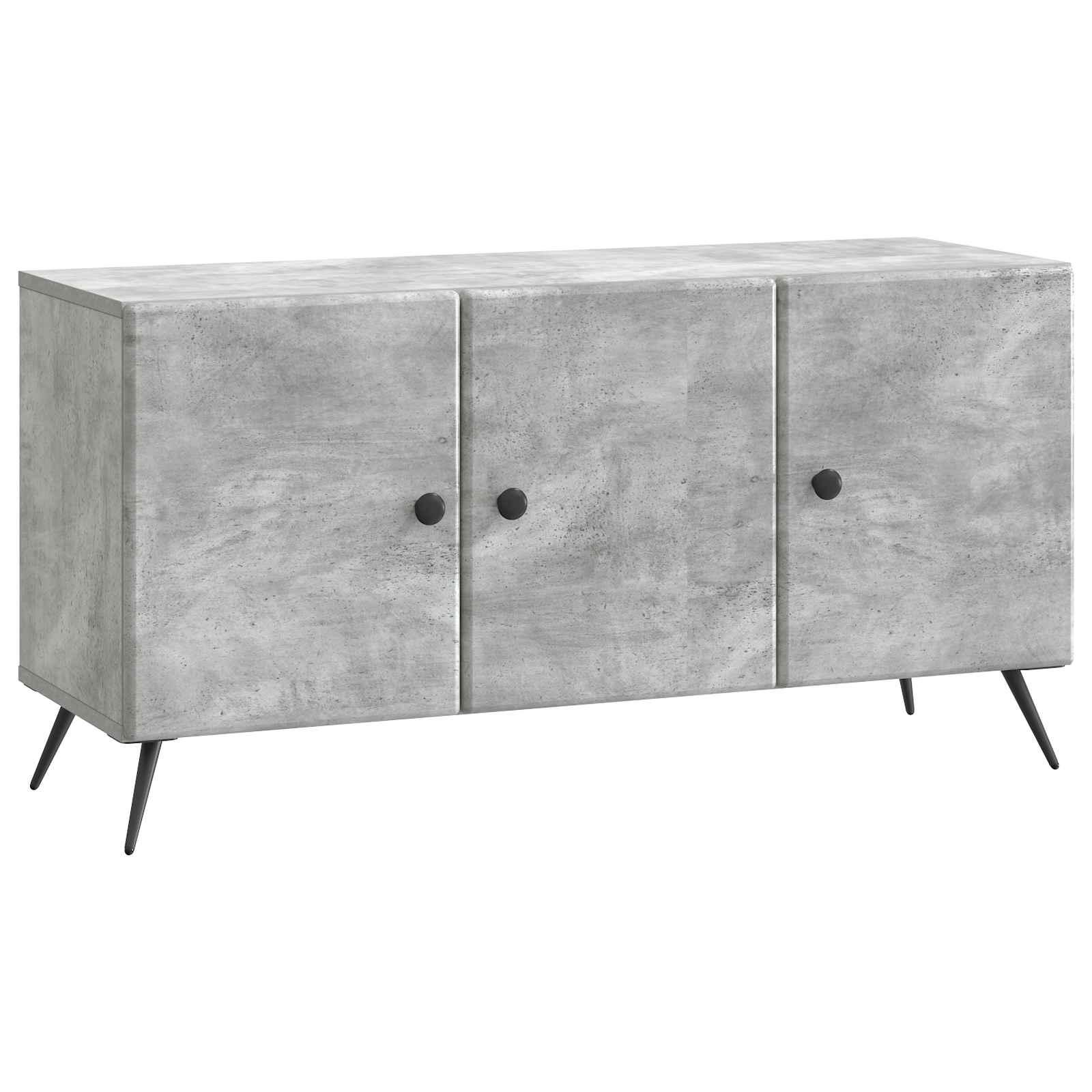 TV-skab Betongrå 99 x 34,5 x 50 cm Konstrueret træ