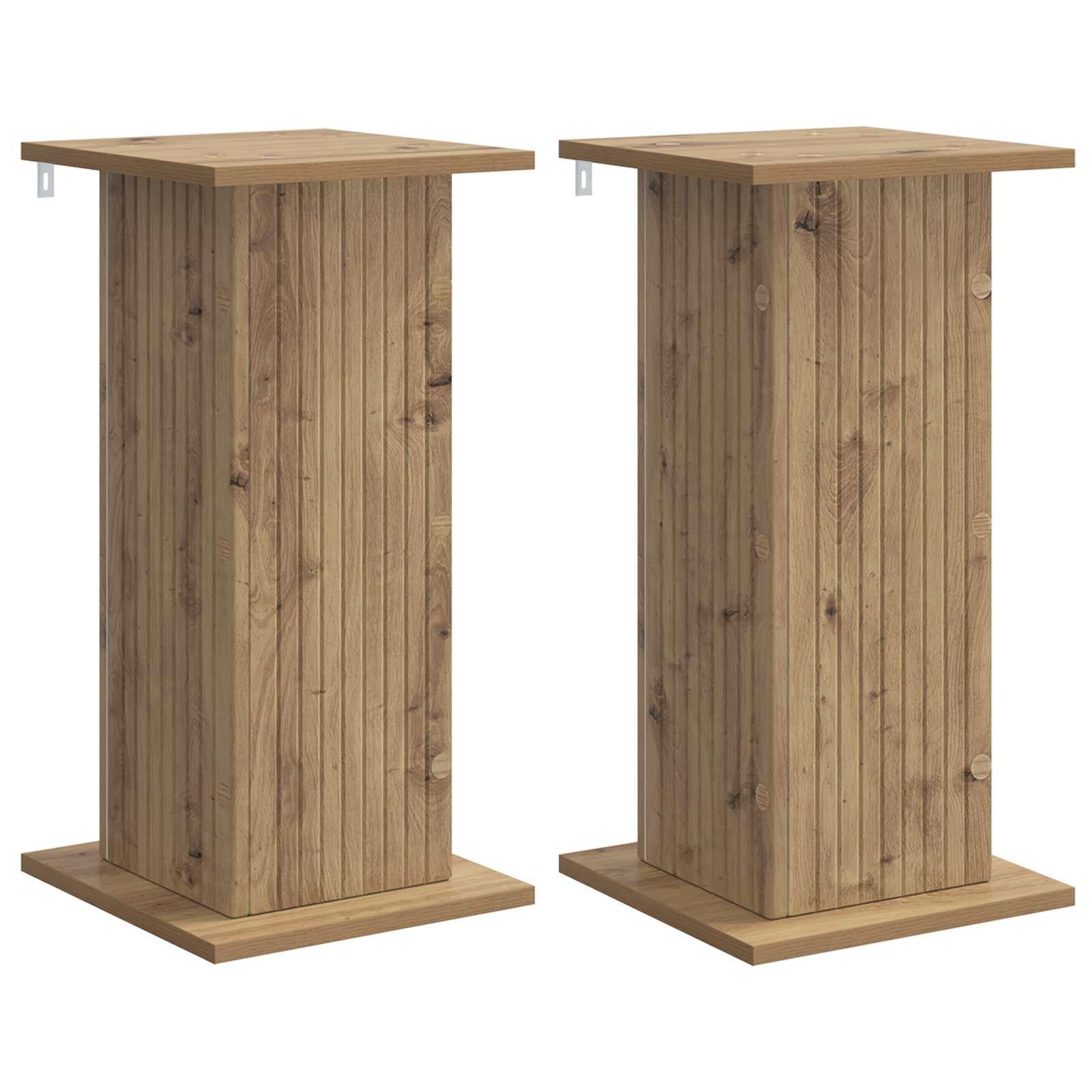 Planteholder sæt - 2 stk i artisan-eg, 30,5 × 30 × 60,5 cm