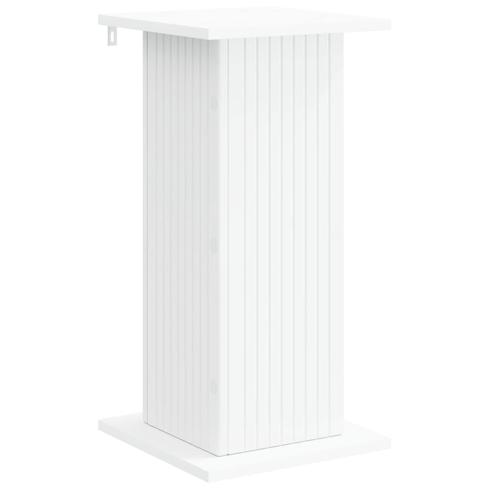 Planteholder i hvid - konstrueret træ 30,5 × 30 × 60,5 cm