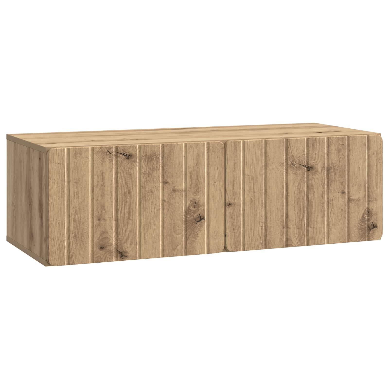 Væghængt TV-skab Artisan-eg 98 x 41 x 30 cm Konstrueret træ