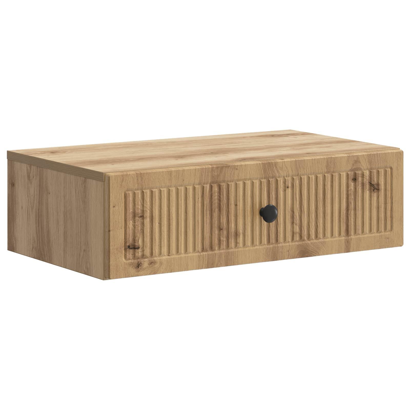 Væghængt Sideskab Artisan-eg 59 x 34,5 x 17 cm Konstrueret træ