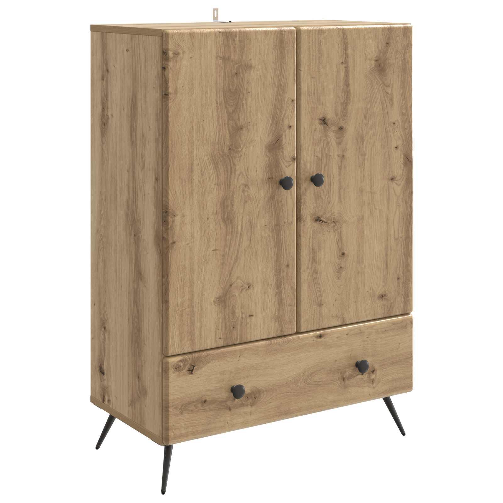 Sidebord Artisan-eg 66 x 34,5 x 95 cm Konstrueret træ