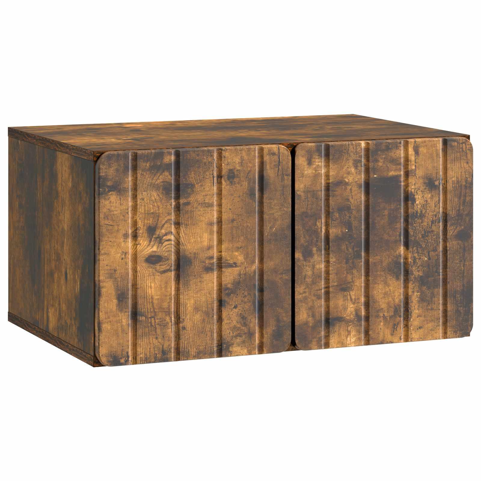 Væghængt TV-skab Røget eg 59,5 x 41 x 30 cm Konstrueret træ