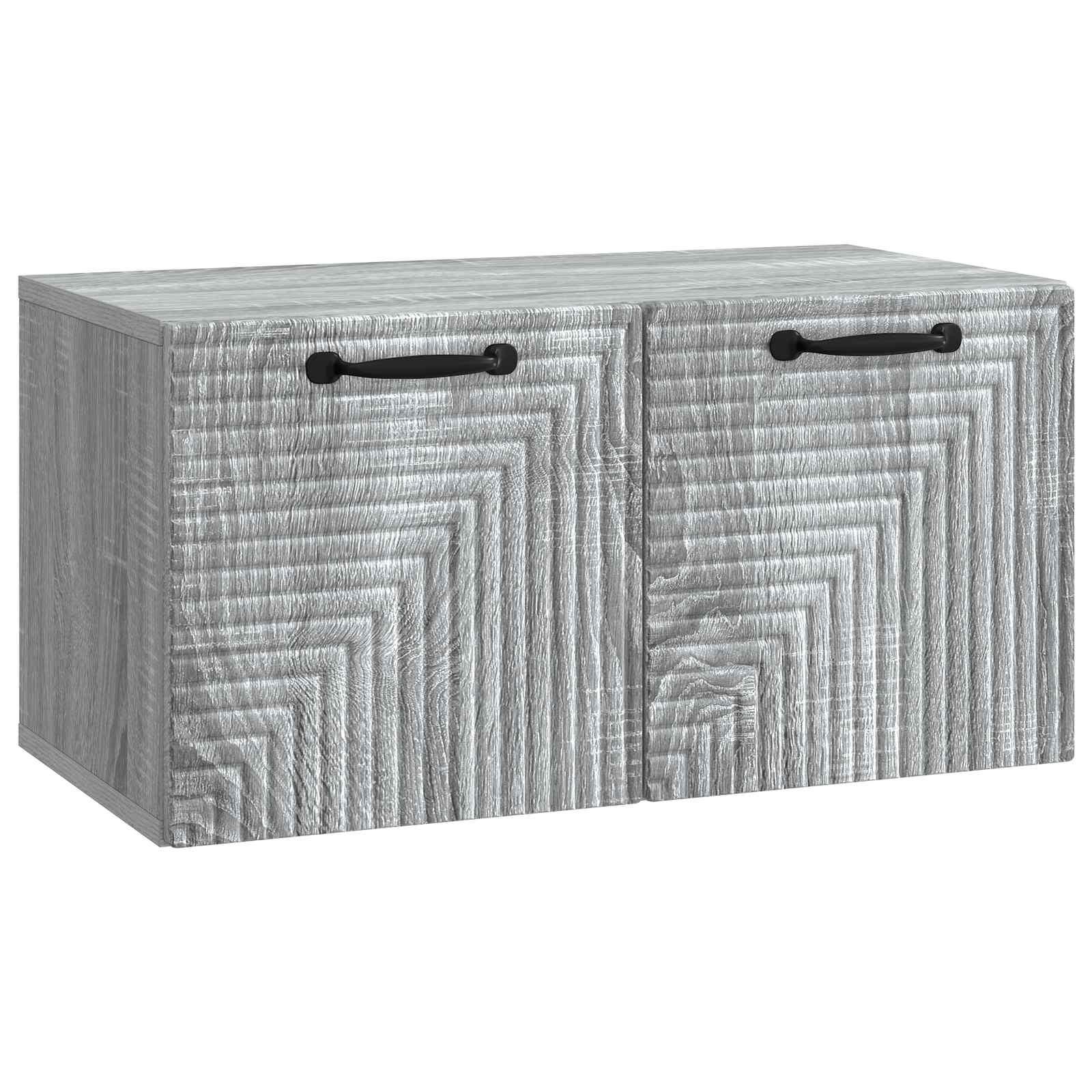Væghængt TV-skab Vægmonteret Grå sonoma-eg 59,5 x 31 x 30 cm