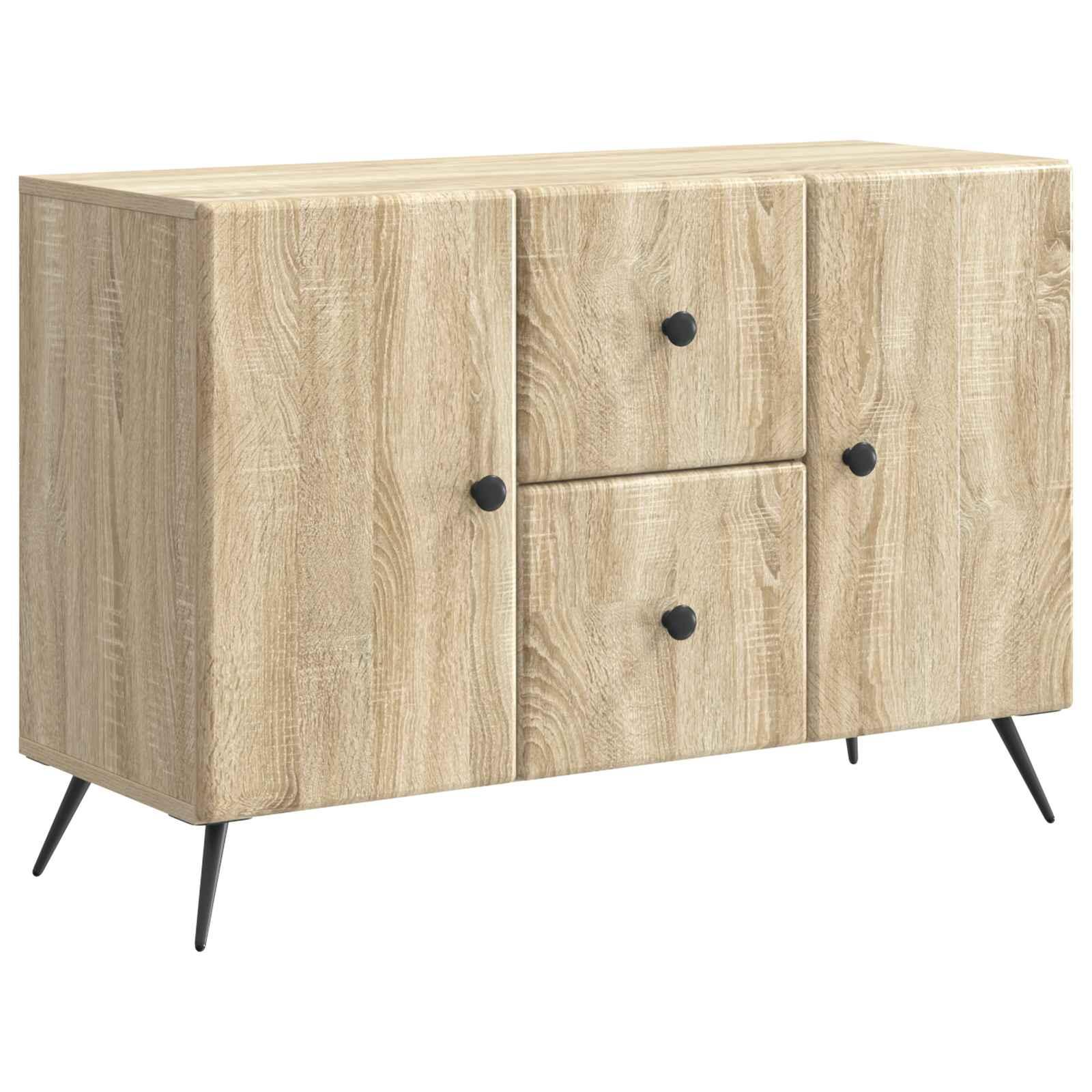 Sidebord Sonoma-eg 89 x 34,5 x 60 cm Konstrueret træ