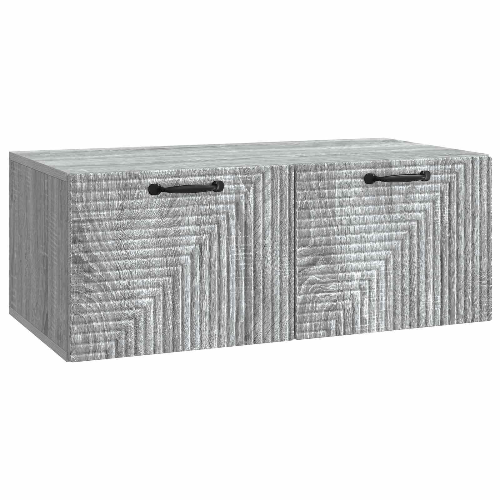 Væghængt TV-skab Vægmonteret Grå sonoma-eg 78,5 x 41 x 30 cm