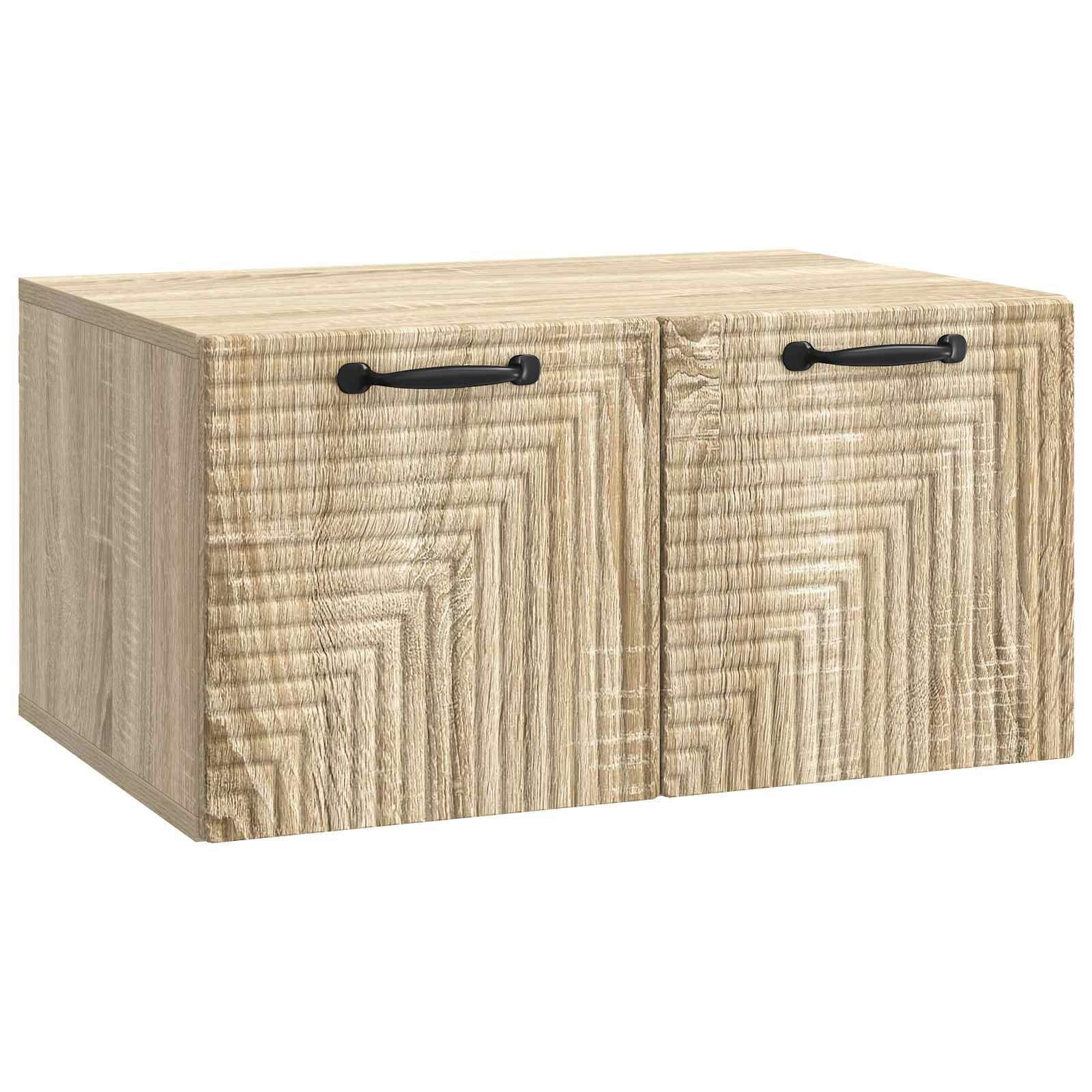 Væghængt TV-skab Sonoma-eg 59,5 x 41 x 30 cm Konstrueret træ