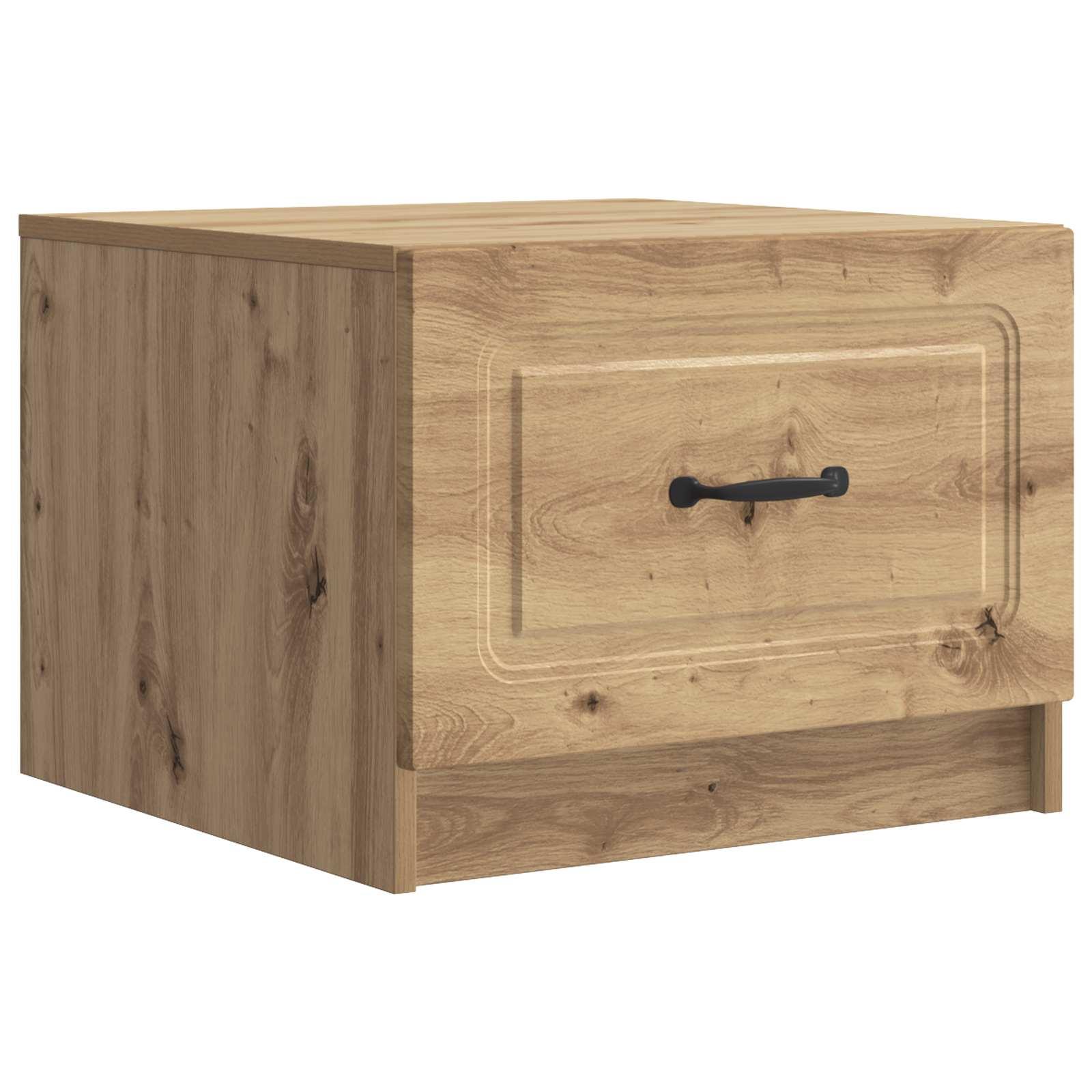Sofabord med skuffe Artisan-eg 49 x 50 x 37 cm Konstrueret træ