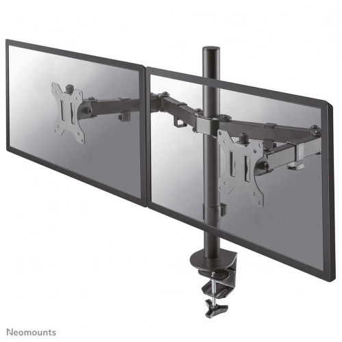 NEWSTAR Neomounts FPMA-D550DBLACK dobbelt skærmarm til skrivebord – 10-32" VESA 75/100, klemme/gennemføring, sort