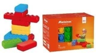 Marioinex Brick byggesten - byggesÃ¦t med 12 dele, multicolor