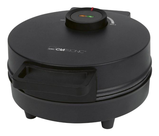 Clatronic WA 3832 vaffeljern – 20 cm, 1.200 W, sort