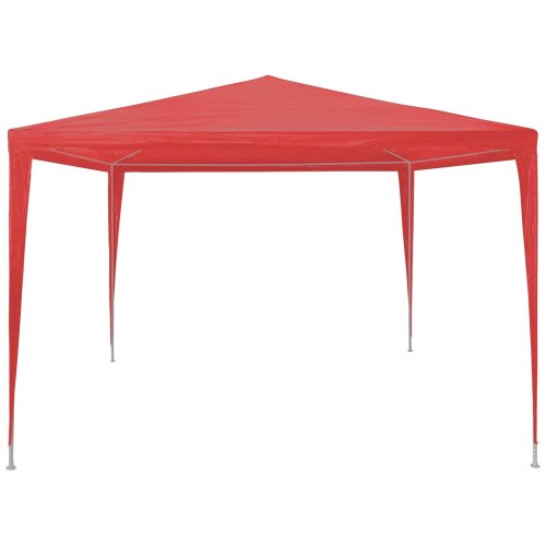 Partytelt 300 x 300 x 255 cm - rød
