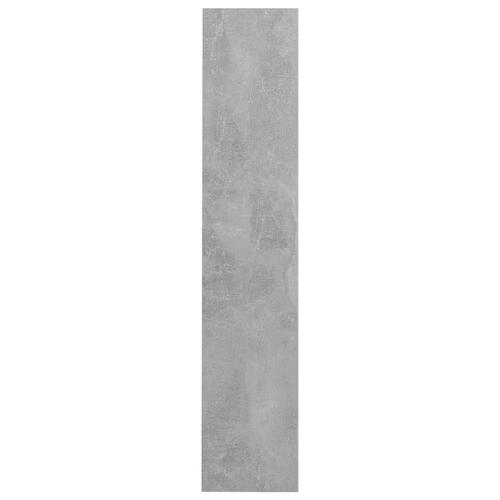 Væghængt skoskab 60x18x90 cm spånplade betongrå