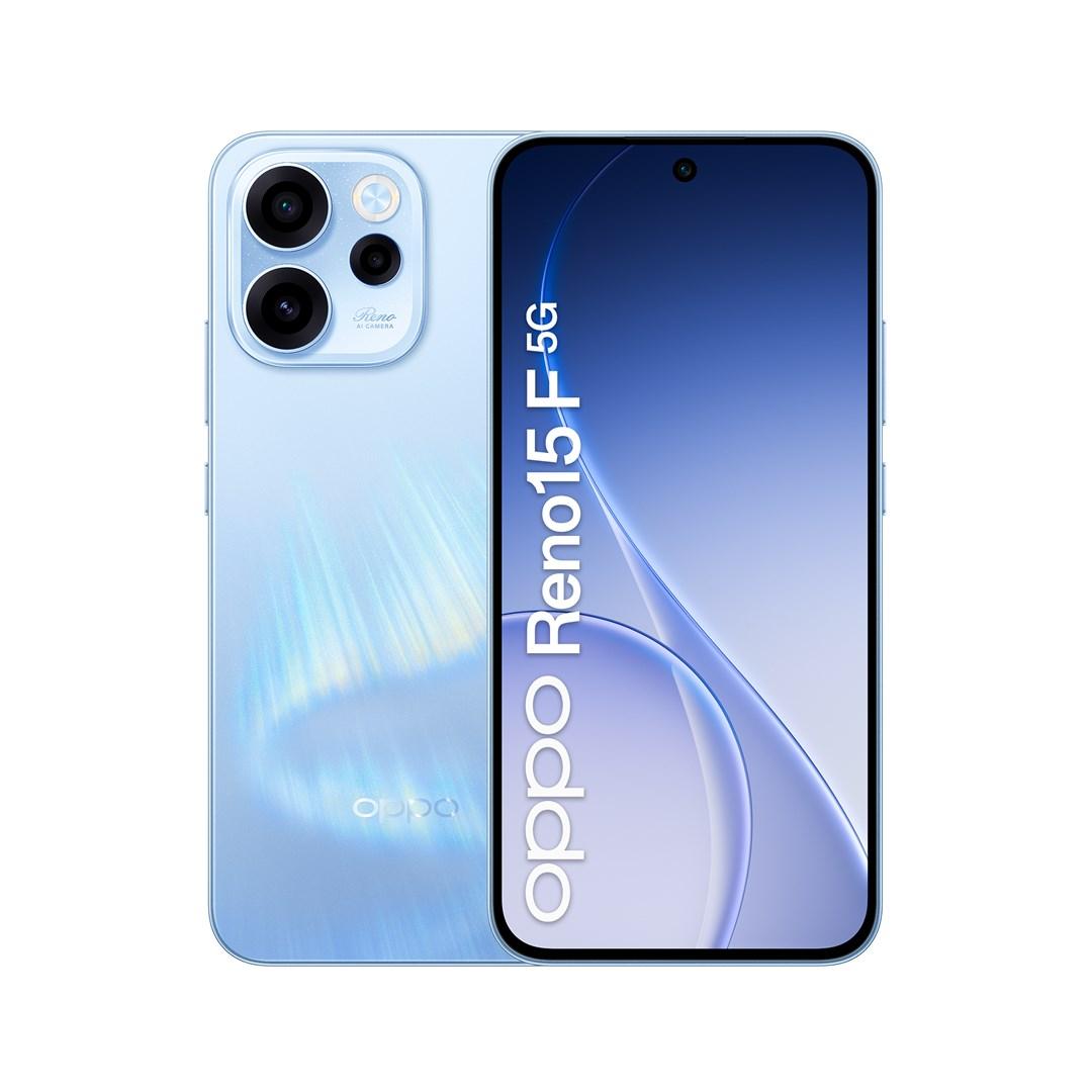 OPPO Reno15 F 5G 6,57" 8/256 GB - Aurora Blue smartphone