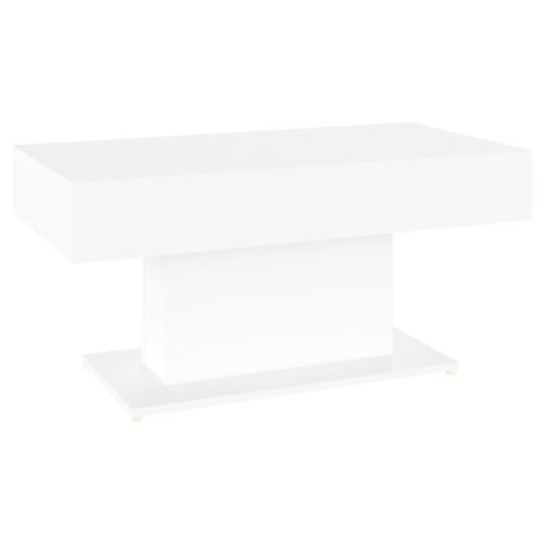 Sofabord 96x50x45 cm spånplade hvid