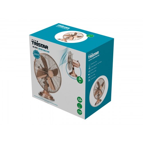 Tristar VE-5970 bordventilator 30 cm – kobber