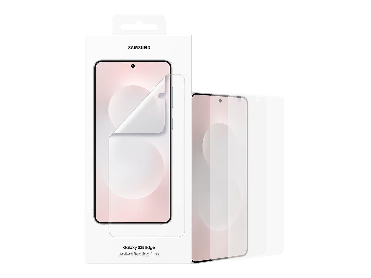 Samsung EF-US937 skærmbeskytter til Galaxy S25 Edge - gennemsigtig, anti-refleks (2 stk.) billede
