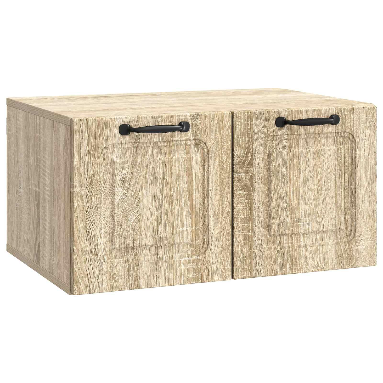 Væghængt TV-skab Sonoma-eg 59,5 x 41 x 30 cm Konstrueret træ