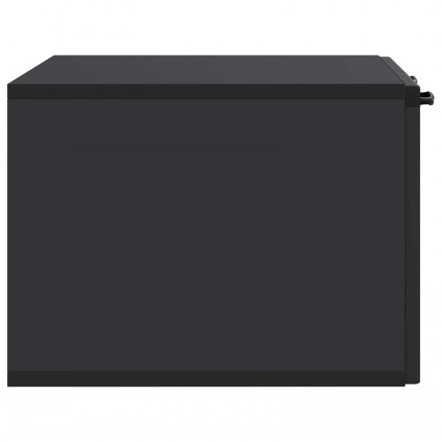 Væghængt TV-skab Sort 59,5 x 41 x 30 cm Konstrueret træ