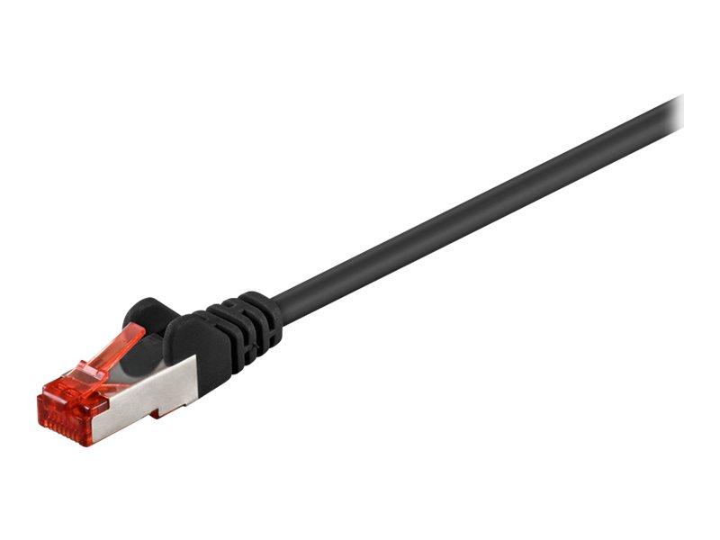 Goobay CAT 6 S/FTP PiMF netværkskabel 10 m - sort billede