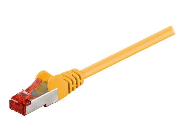 Goobay CAT 6 S/FTP PiMF netværkskabel 0,25 m - gul billede