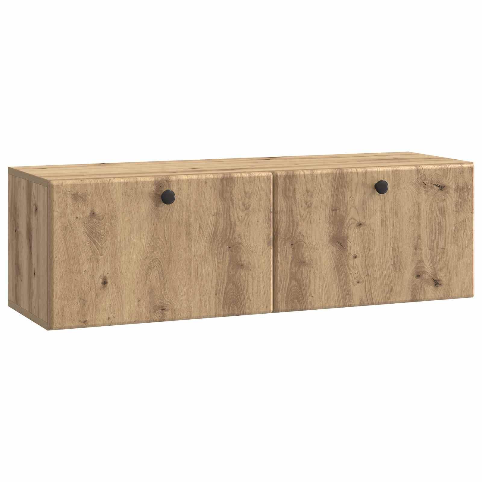 Væghængt TV-skab Artisan-eg 98 x 31 x 30 cm Konstrueret træ