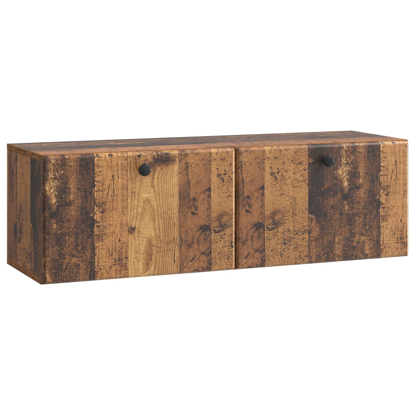 Væghængt TV-skab Gammelt træ 98 x 31 x 30 cm Konstrueret træ