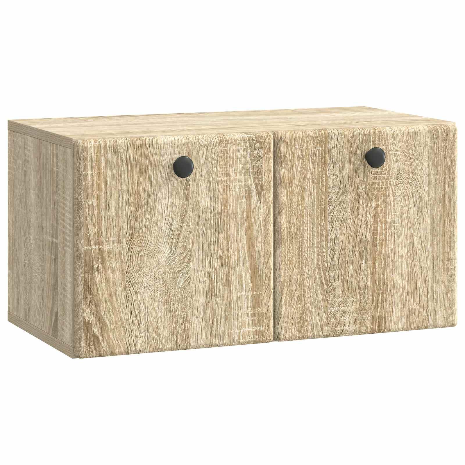 Væghængt TV-skab Sonoma-eg 59,5 x 31 x 30 cm Konstrueret træ