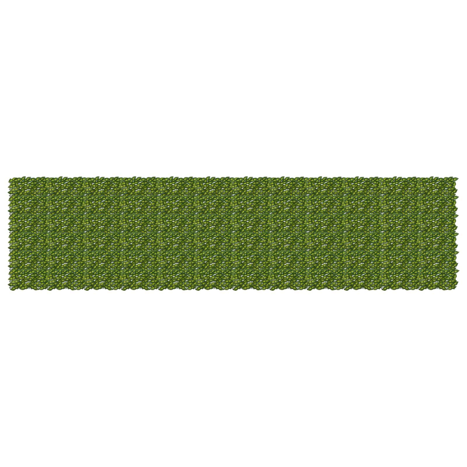 Altanscreen med blade Grøn og Gul 600 x 150 cm
