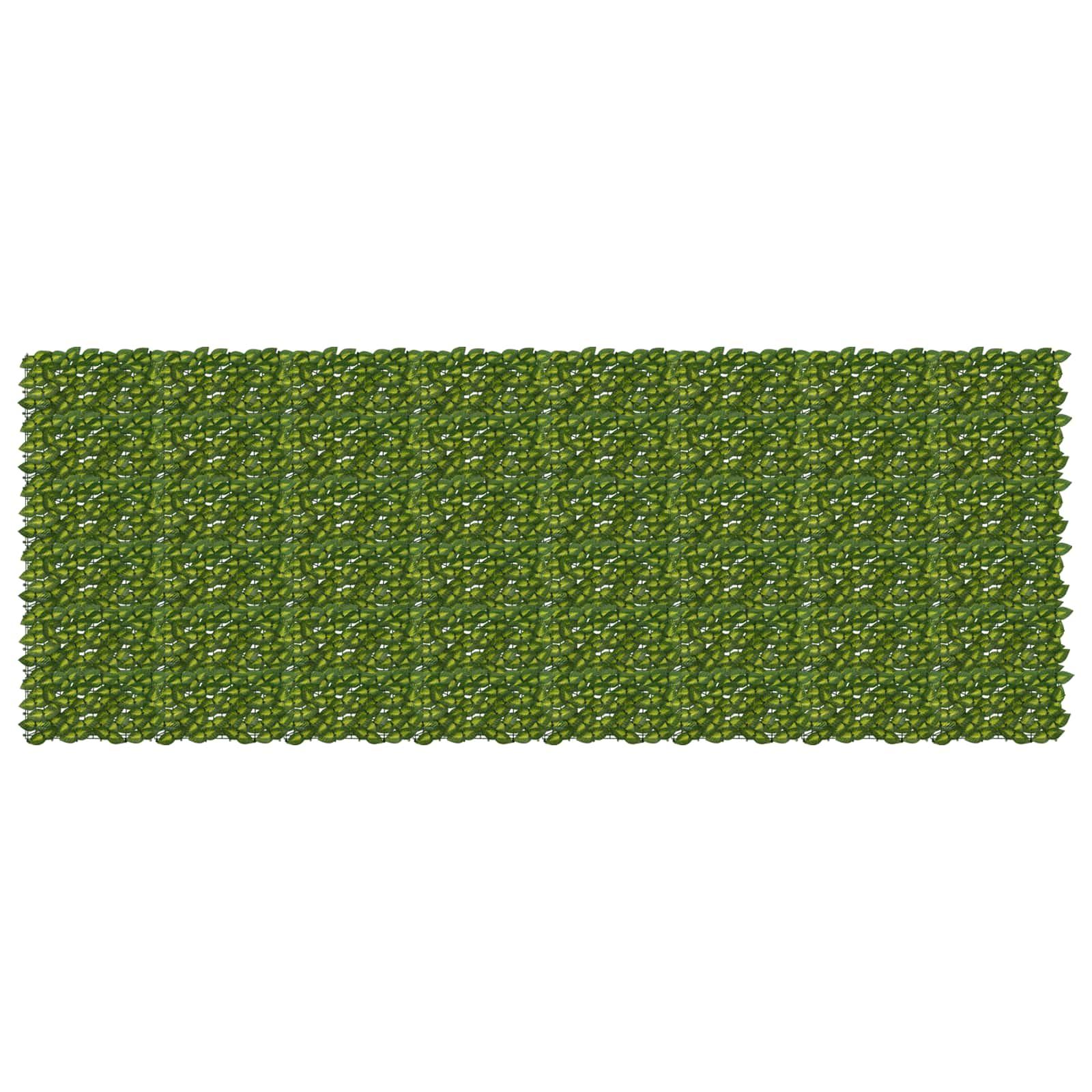 Altanscreen med blade Grøn og Gul 400 x 150 cm