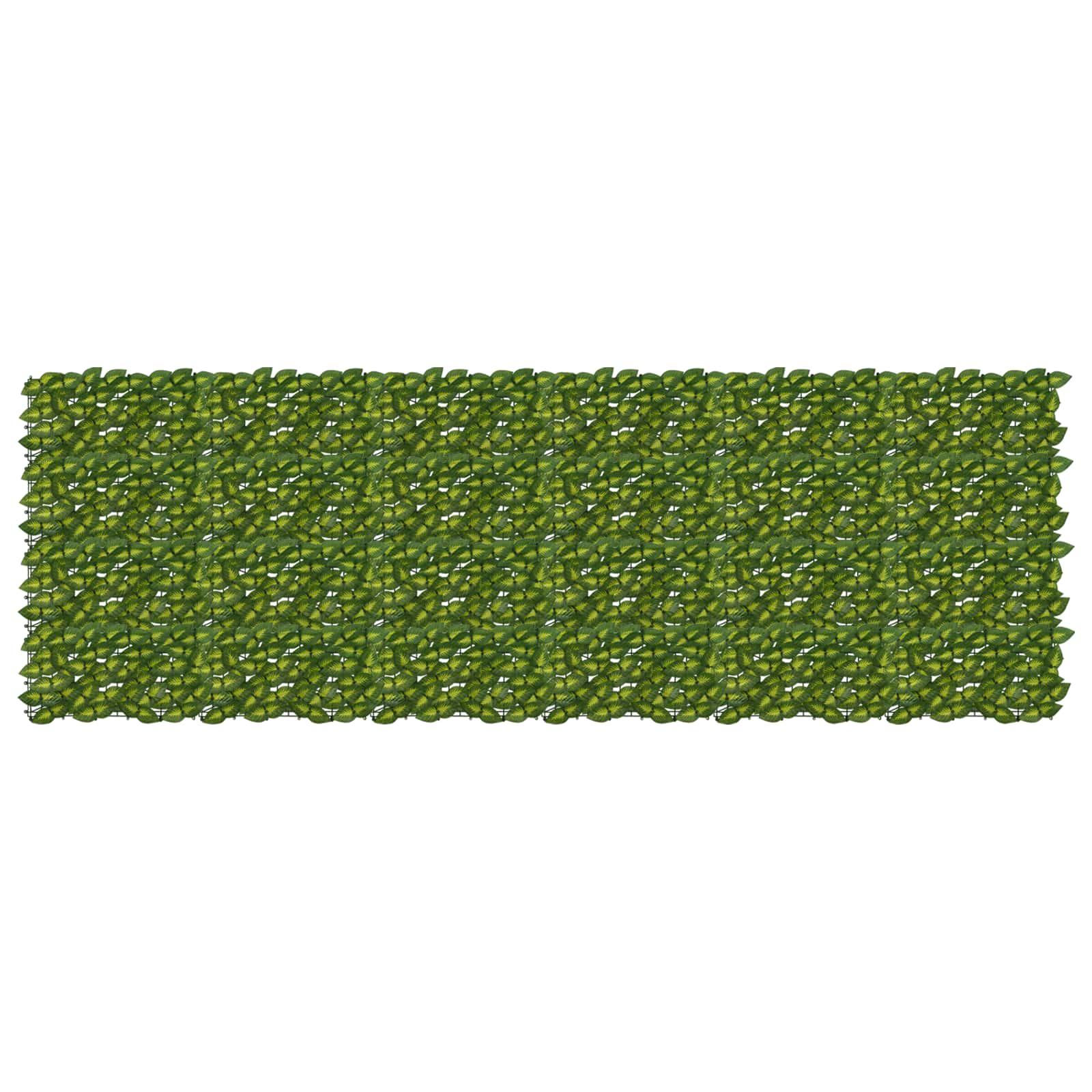 Altanscreen med blade Grøn og Gul 300 x 100 cm