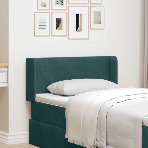 Hovedgærdeøre Grøn 40,5 x 40,5 x 4 cm Fløjl