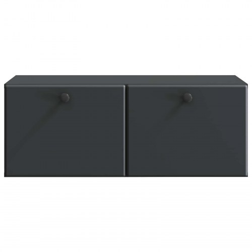 Væghængt TV-skab Sort 78,5 x 41 x 30 cm Konstrueret træ