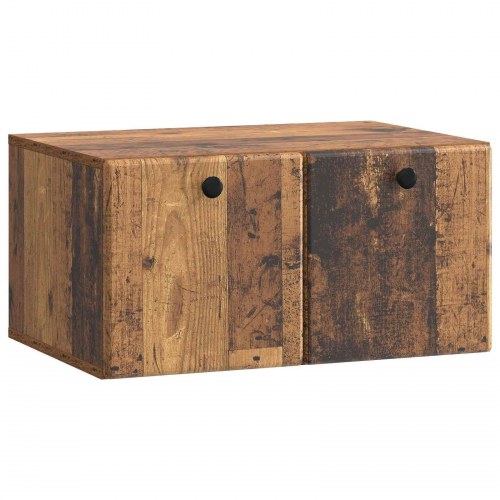 Væghængt TV-skab Gammelt træ 59,5 x 41 x 30 cm Konstrueret træ